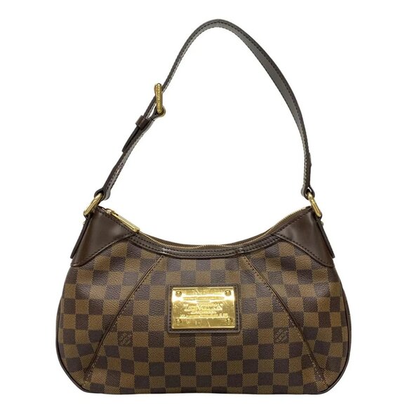 Auth LOUIS VUITTON Thames PM Ebene Damier Shoulder Bag - Picture 1 of 14